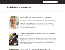 Tablet Screenshot of labibliotecaimaginaria.es